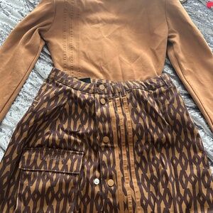 Ivy Park Bodysuit and Skirt set